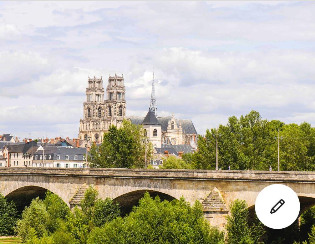 Cosy Loire, T2 Neuf, Front De Loire ,Vue Cathedrale,5Min A Pied Centre Ville Et Parking Prive ออร์เลออง ภายนอก รูปภาพ